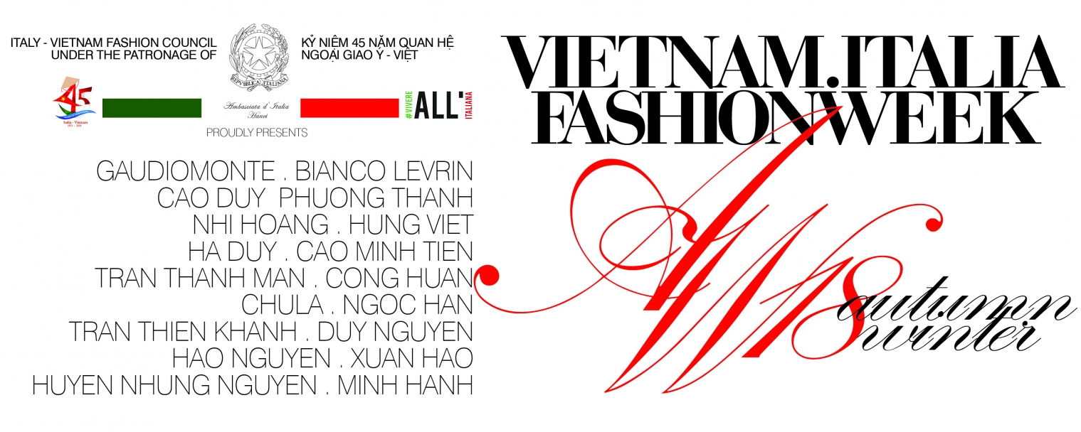 FW 18 COLLECTION . VIETNAM - ITALIA 